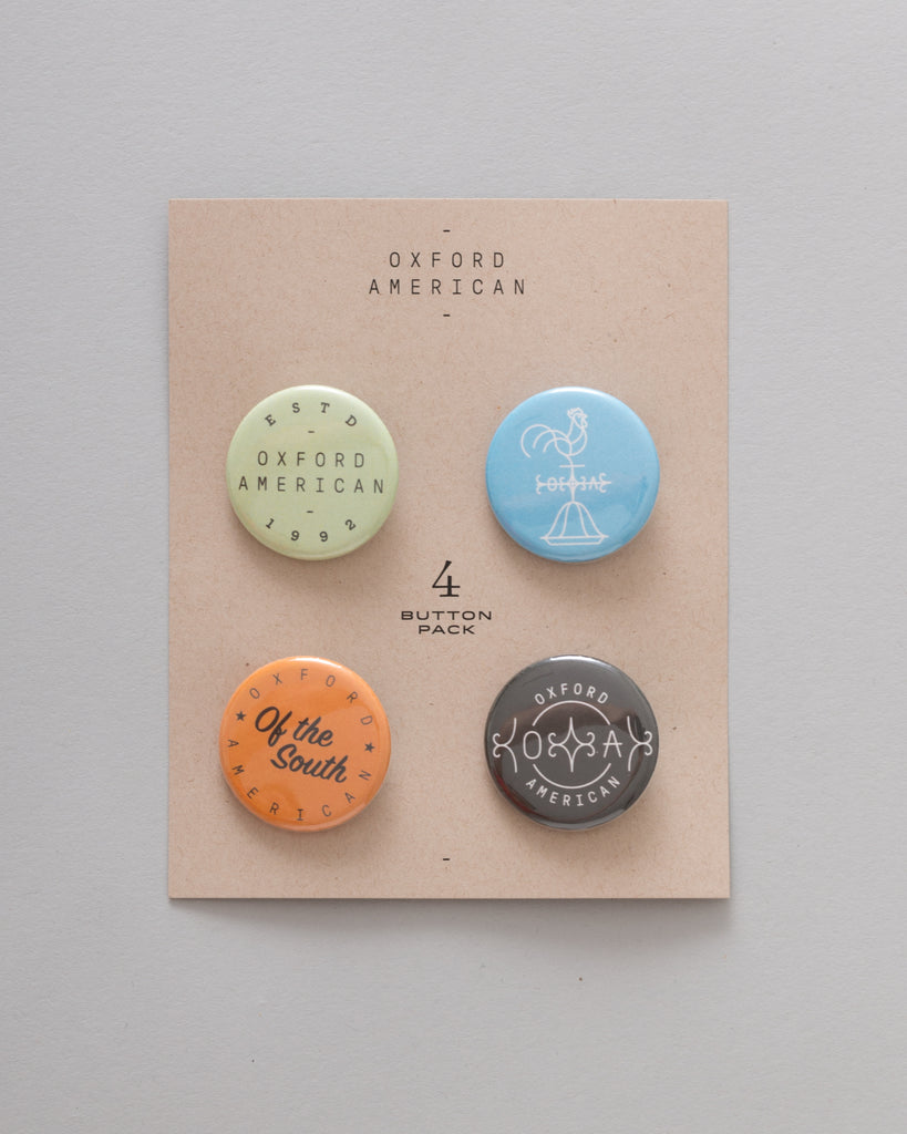 Oxford American Logo Buttons - 4-Pack