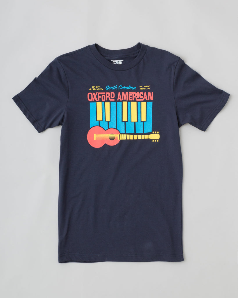 Unisex South Carolina Music Issue T-Shirt - Navy Blue